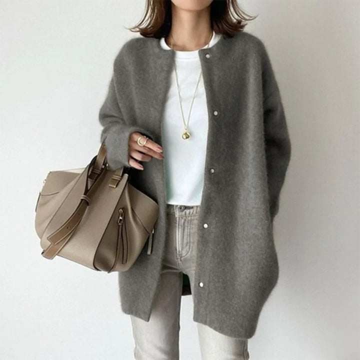Eloise | Long-Line Open-Front Cardigan