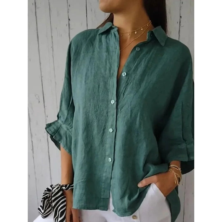 Sabine | Relaxed Button-Front Blouse