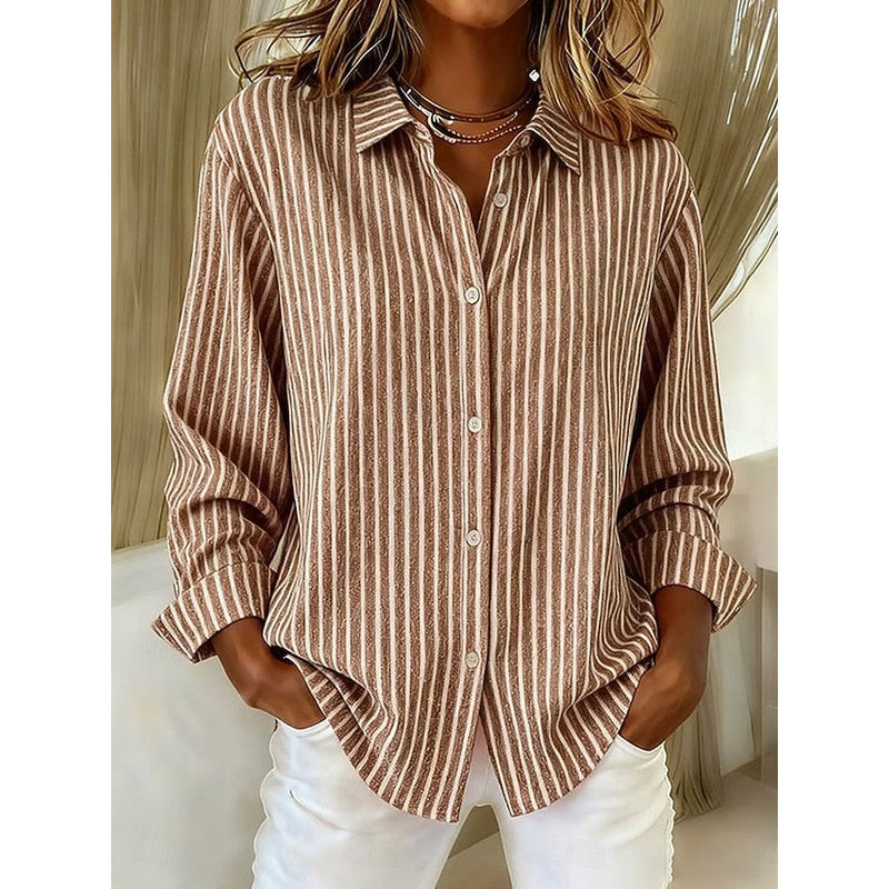 Jimena | Striped Loose Fit Shirt