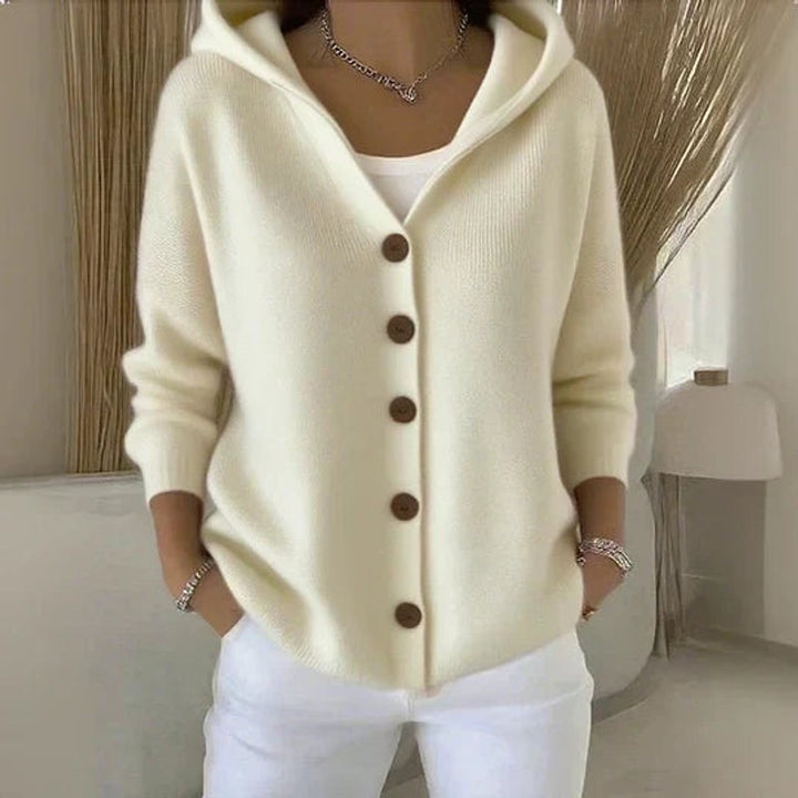 Rocío | Flared Hooded Cardigan Jacket