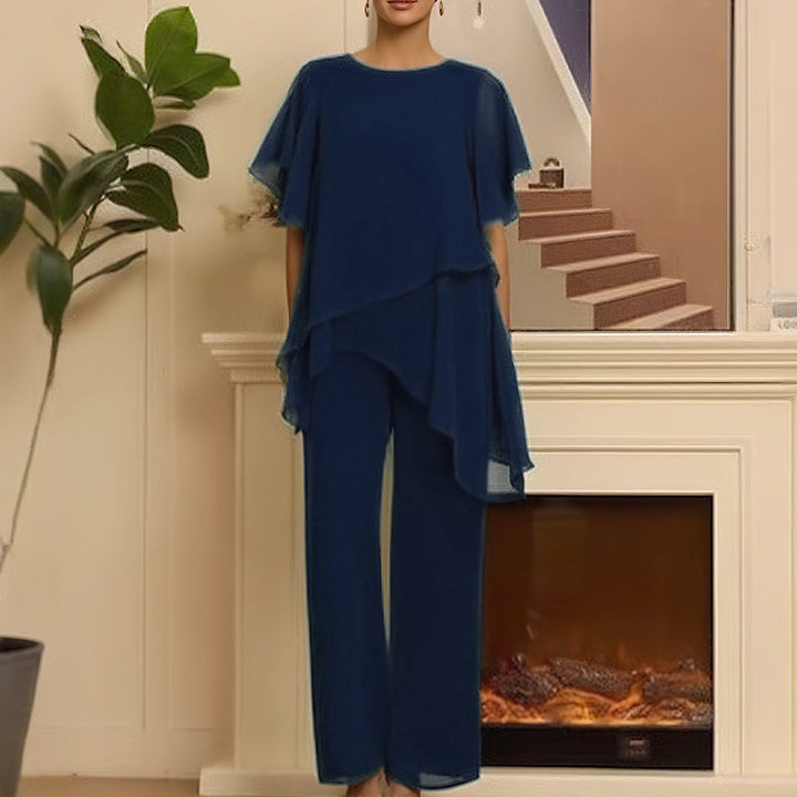 Layla | Elegant Top and Pants Two Piece Set