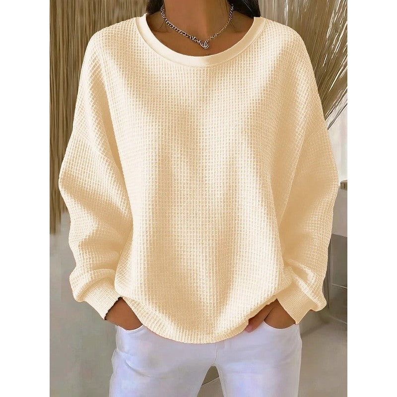 Nuria | Relaxed Round-Neck Sweater