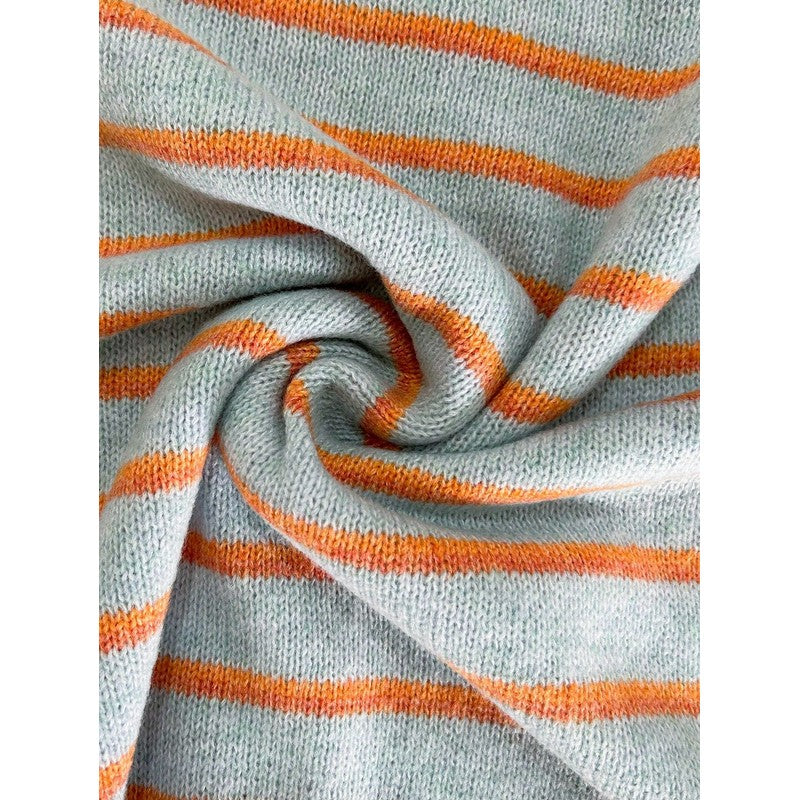 Céliane | Striped Knit Open-Front Cardigan