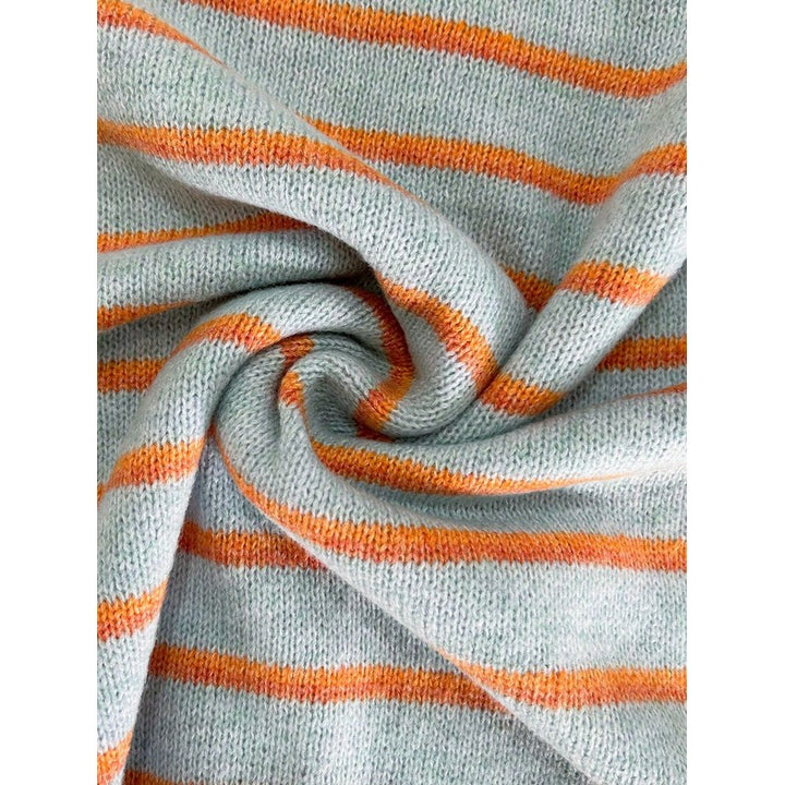 Céliane | Striped Knit Open-Front Cardigan