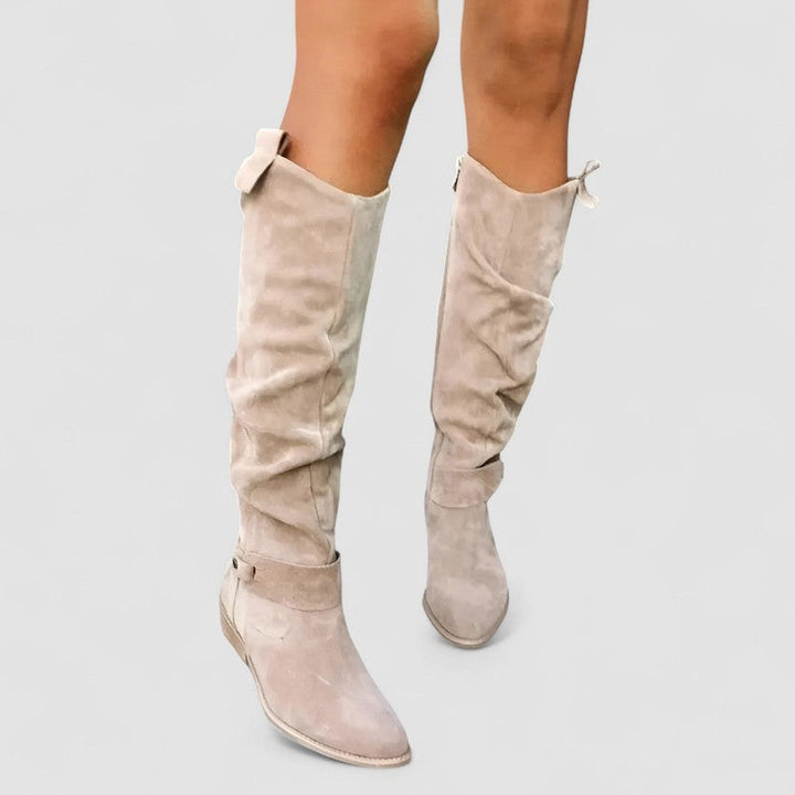 Charlotte | Knee-High Boots with Ankle Detail