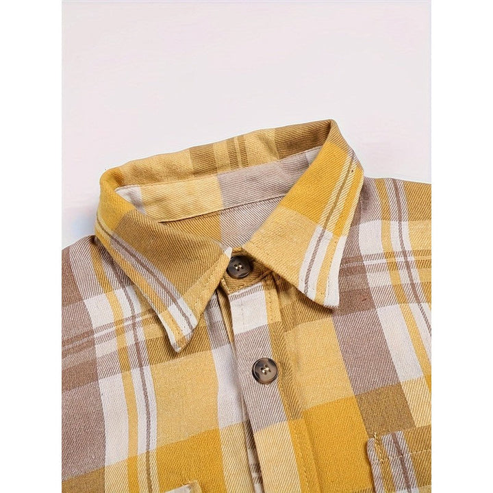 Margot | Oversized Plaid Long-Sleeve Shirt
