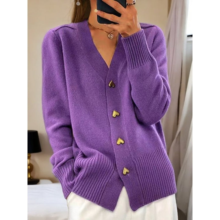 Edna | V-Neck Button-Front Cardigan