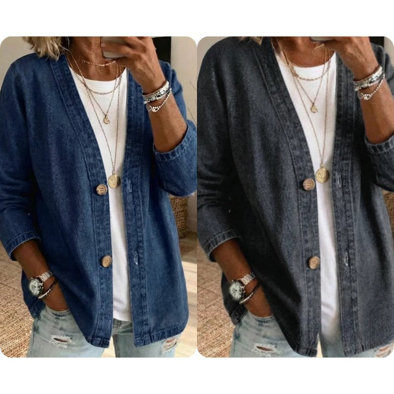 Victoria | Relaxed Button-Front Jacket