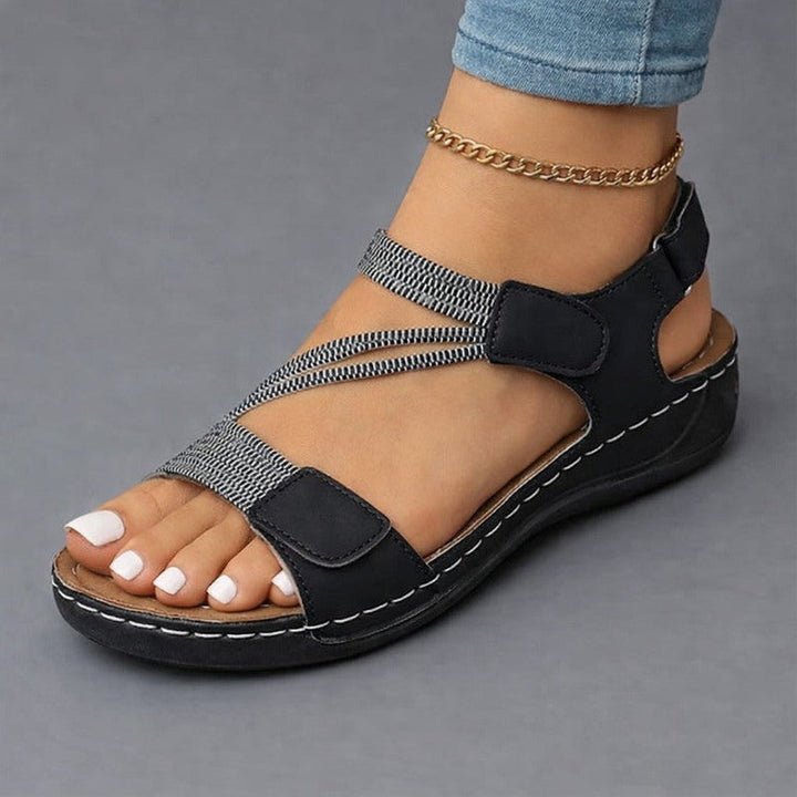 Agnes | Adjustable Strappy Flat Sandals