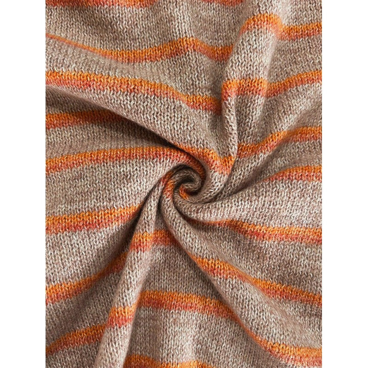 Céliane | Striped Knit Open-Front Cardigan
