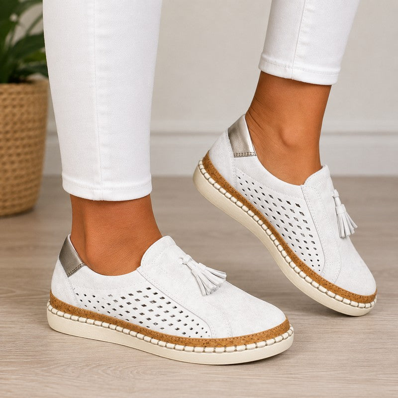 Christine | Slip-On Loafers with Tassel Detail