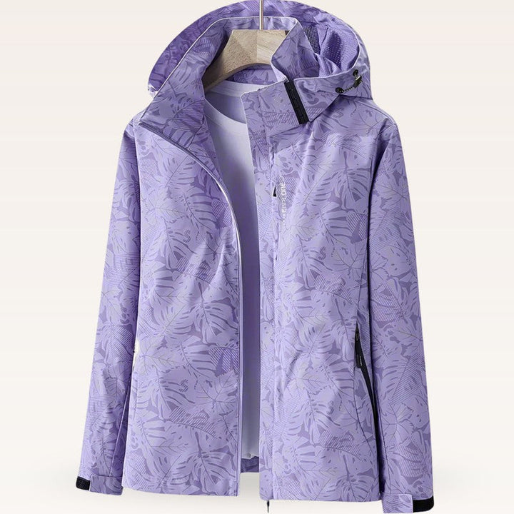 Leonie | Waterproof Botanical Print Jacket