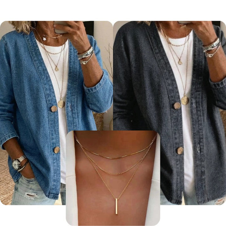 Victoria | Relaxed Button-Front Jacket