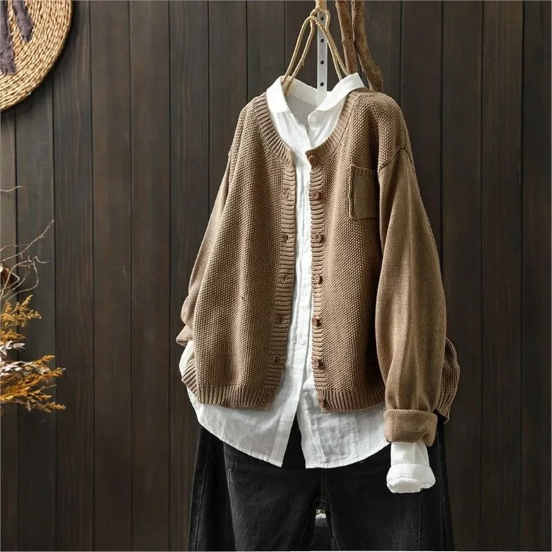 Evelyn | Button-Front V-Neck Cardigan