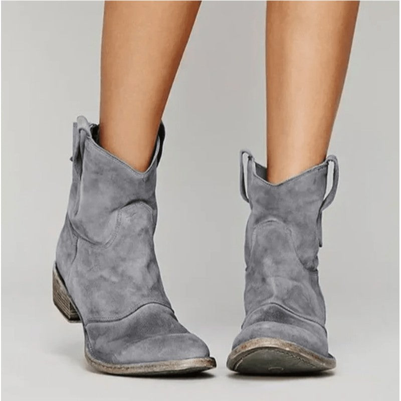 Angela | Block-Heel Ankle Boots