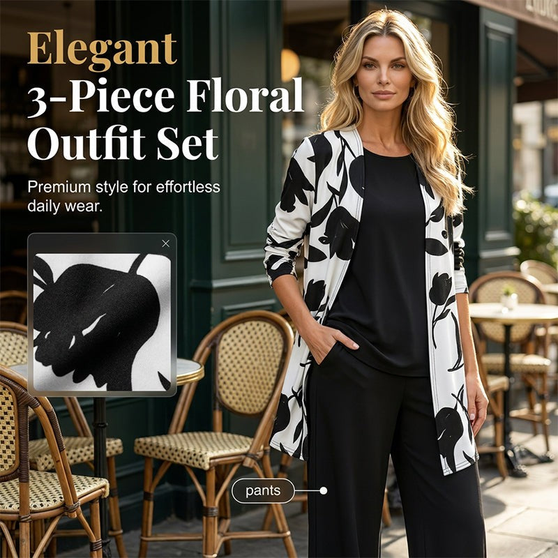 Sophia | Floral Print 3-Piece Set