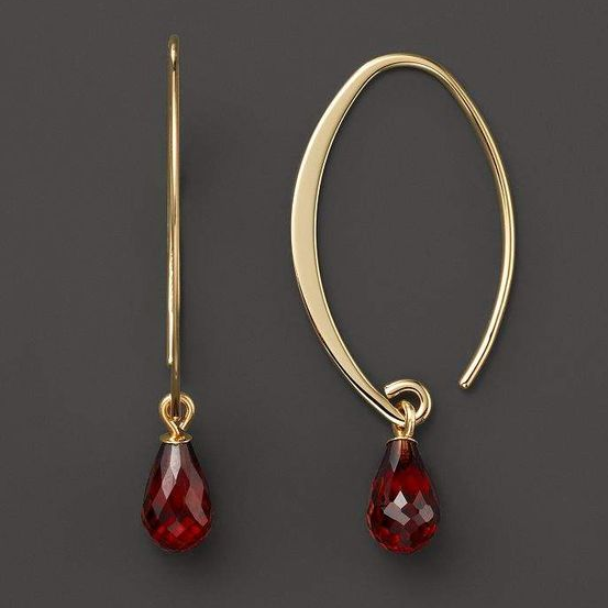 Vintage Earrings In Red