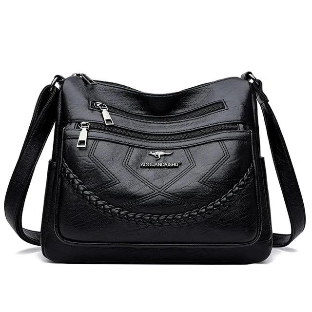 Zoey | Luxury Soft Leather Crossbody Shoulder Bag
