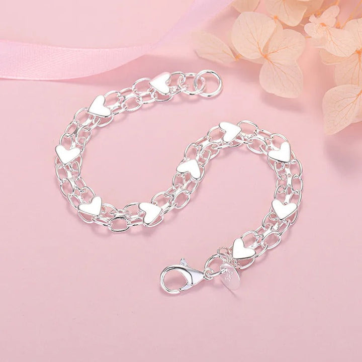 Eternal Bracelet with Hearts