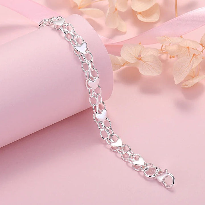 Eternal Bracelet with Hearts