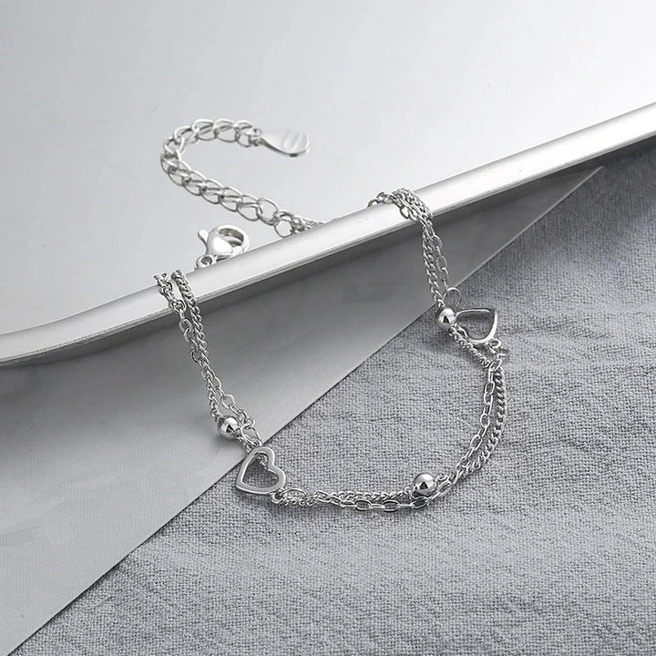 Silver Heart Bracelet