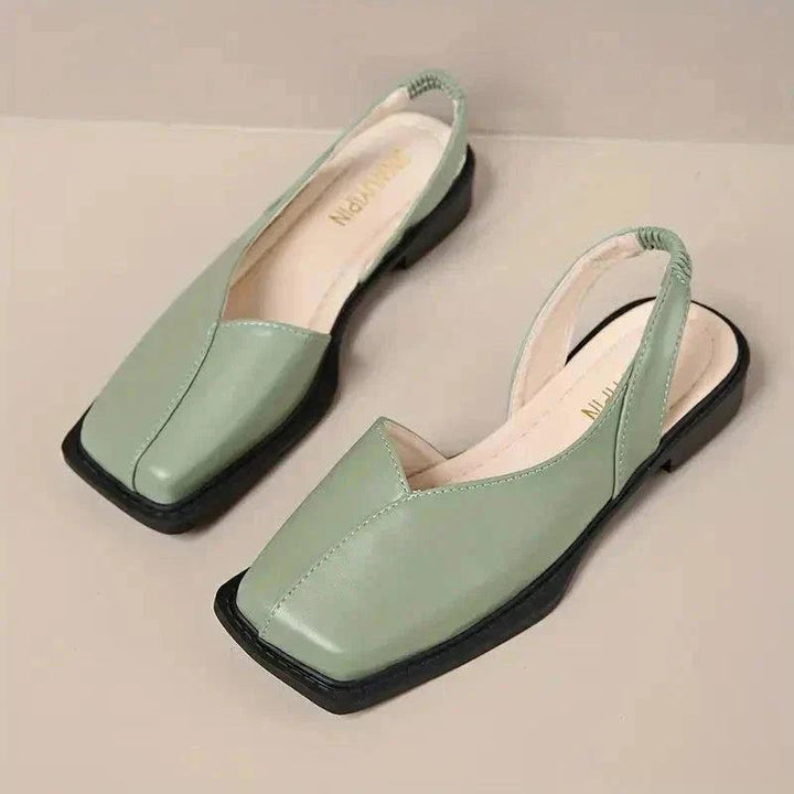 Mary janes | Leather Slip-On Flats