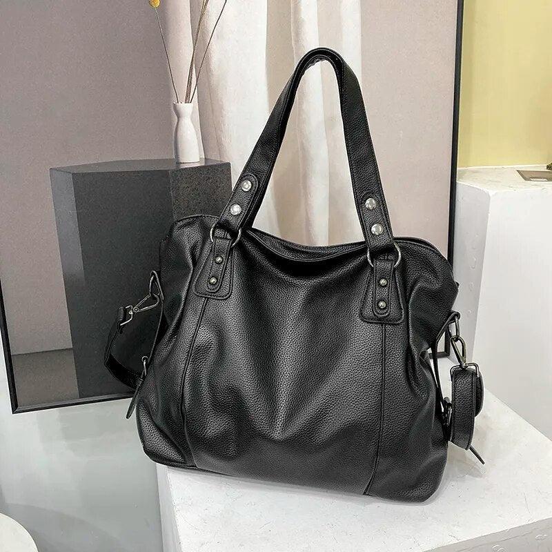 Demi | Large soft leather bag