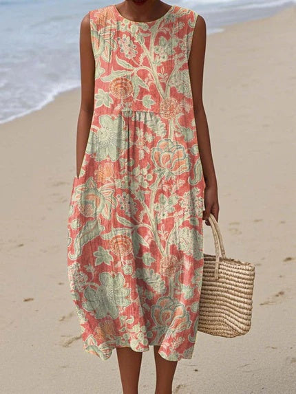Marley | Relaxed Floral Midi Dress